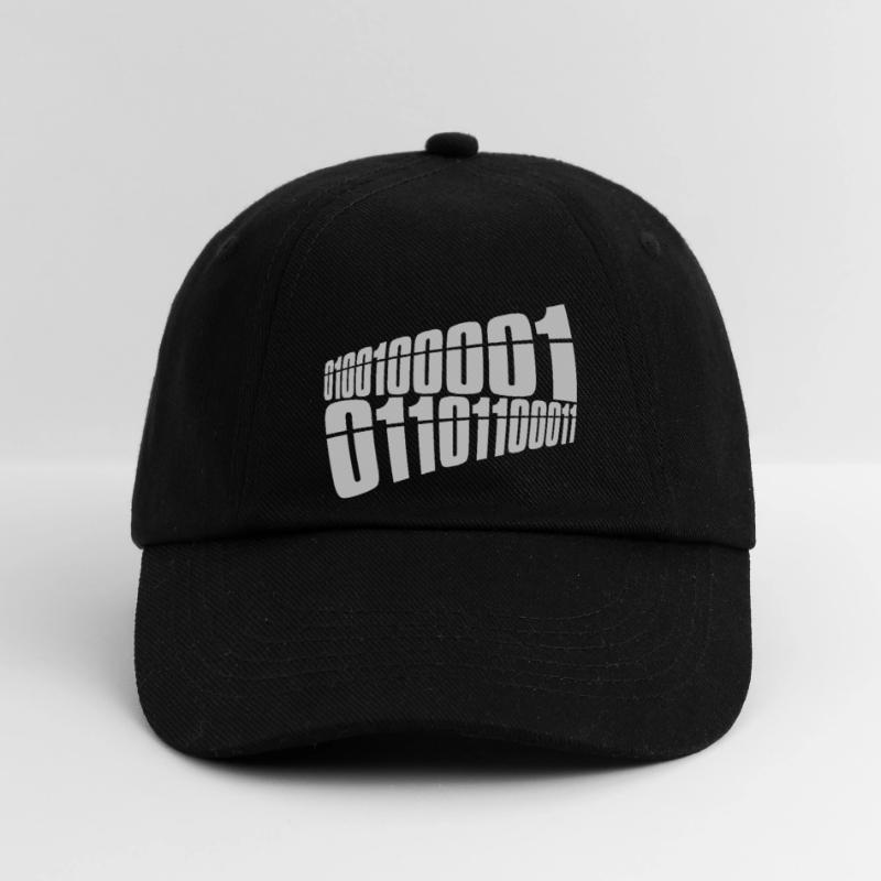 Langage de programme de code binaire Casquette classique
