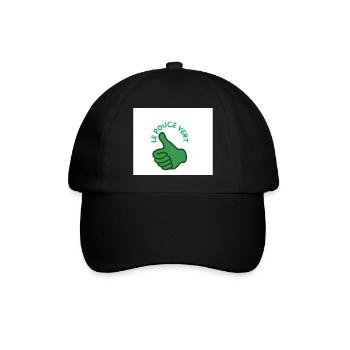 THE GREEN THUMB 1 - Baseball Cap - black/black - Front