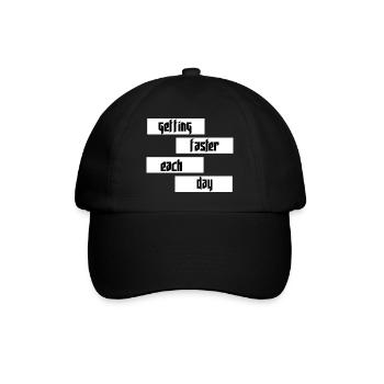Marathon Triathlon Running Jogging Biking Cycling - Baseball Cap - black/black - Front