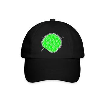 Citation Idée Cadeau Fun Geek Vegan Déclaration Nourriture - Casquette classique - noir/noir - Devant