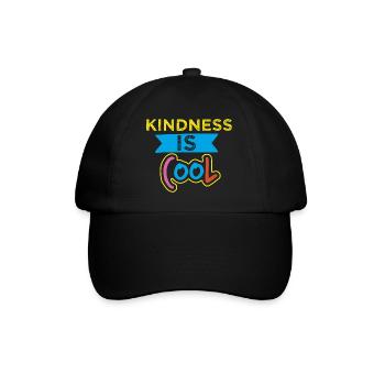 KINDNESS IS COOL - Baseball Cap - black/black - Front
