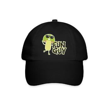 Guy Fun Fungi Mushroom - Baseballkappe - Schwarz/Schwarz - Vorne