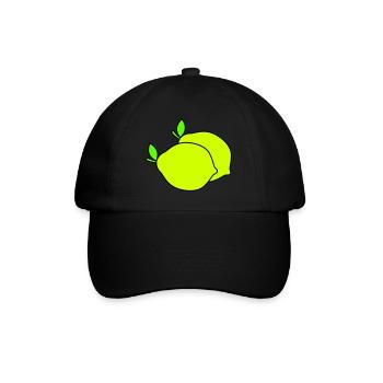 lemons - Baseball Cap - black/black - Front