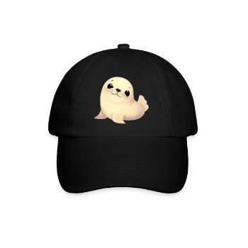 Seal - Baseball Cap - black/black - Front