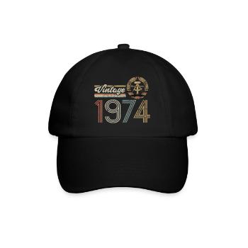 Édition Limitée Vintage, RDA, 1974 Anniversaire - Casquette classique - noir/noir - Devant