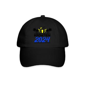 Croatia 2024 - Baseball Cap - black/black - Front