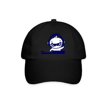 poussin oiseau DJ mixeur Musique de fête Petit oiseau mignon - Casquette classique - noir/noir - Devant