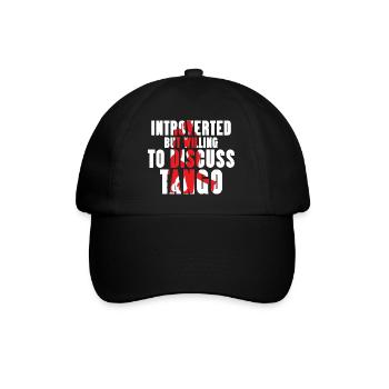 Introverti mais prêt à discuter de Tango Dance Lat - Casquette classique - noir/noir - Devant