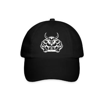 Bête taureau - Casquette classique - noir/noir - Devant