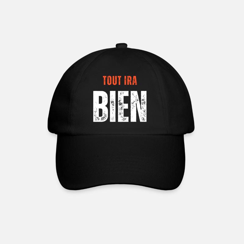 ALLES 2 1 Kopie - Baseballkappe - Schwarz/Schwarz