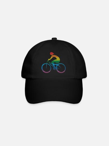 Radfahrer - Baseballkappe - Schwarz/Schwarz