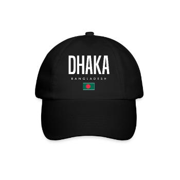 Dhaka Bangladesh - Baseball Cap - black/black - Front