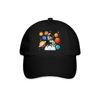 Astronaut Gaming Gaming Space Gamer - Baseball Cap - black/black - Front