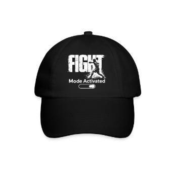 Mode combat Chemise activée Boxe de gym Fighter - Casquette classique - noir/noir - Devant