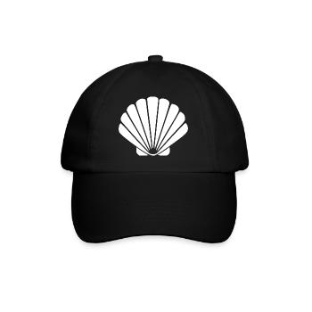 Cadeau de voyage Vacances Plage Scallop Shell - Casquette classique - noir/noir - Devant