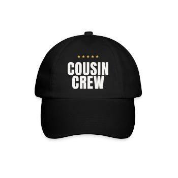 Cousin Crew Cousins Family Matching Reunion - Baseball Cap - black/black - Front