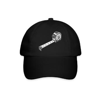mètre ruban - Casquette classique - noir/noir - Devant