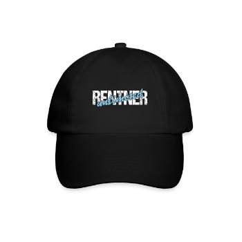 Rentner unlimited 2025 - Baseballkappe - Schwarz/Schwarz - Vorne