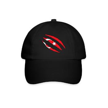Türkei - Türkiye - Baseballkappe - Schwarz/Schwarz - Vorne