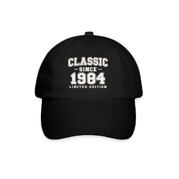 Classique Depuis 1984 Vintage Vintage Anniversaire - Casquette classique - noir/noir - Devant