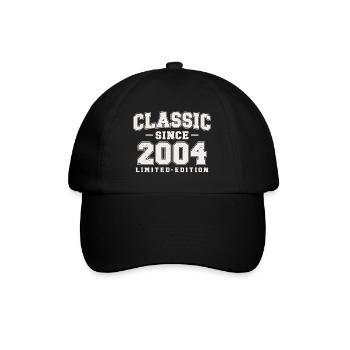 Classique Depuis 2004 Vintage Vintage Anniversaire - Casquette classique - noir/noir - Devant