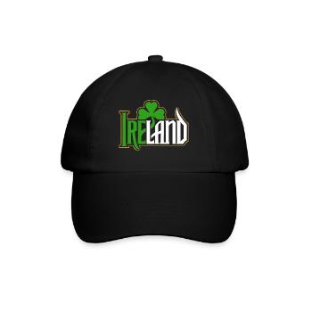 Irlande - Bonne Saint-Patrick - Shamrock - Casquette classique - noir/noir - Devant