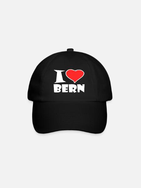 Bern - Baseballkappe - Schwarz/Schwarz