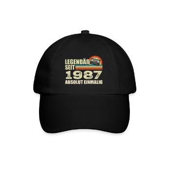Légendaire depuis 1987 - absolument unique - Casquette classique - noir/noir - Devant