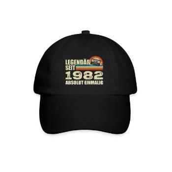 Légendaire depuis 1982 - absolument unique - Casquette classique - noir/noir - Devant