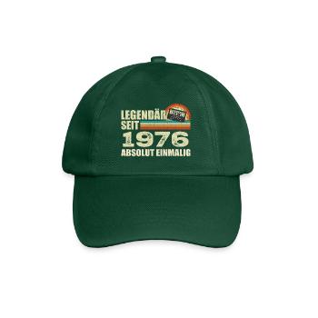 Legendary since 1976 - absolutely unique - Baseball Cap - bottle green - Front