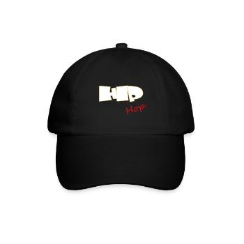 Hip Hop - Baseballkappe - Schwarz/Schwarz - Vorne