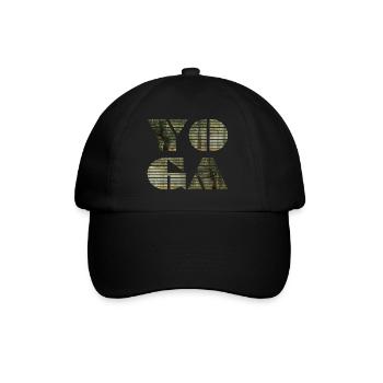 Yoga, Hatha, Pilates, Professeur de Yoga, Power Yoga, - Casquette classique - noir/noir - Devant