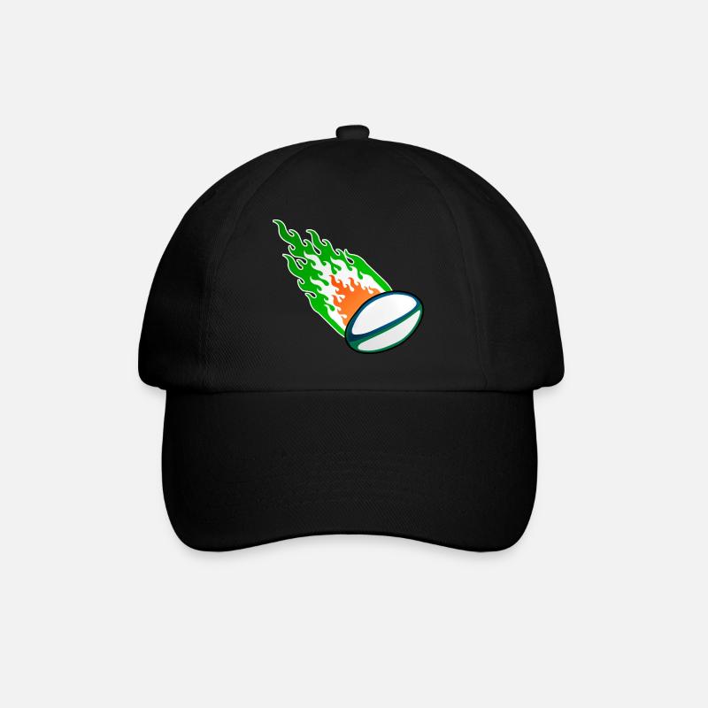 Rugby Fireball Irlande - Casquette classique - noir/noir