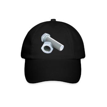 screw - Baseball Cap - black/black - Front