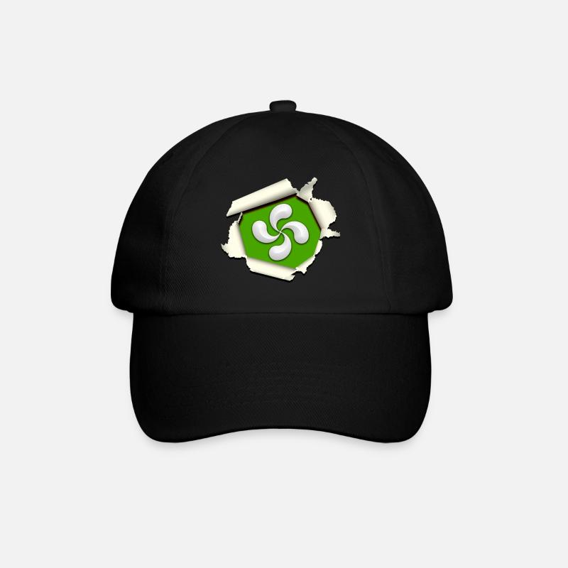 Croix du Pays Basque - Casquette classique - noir/noir