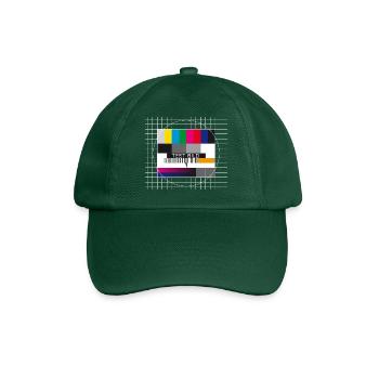 Image de test Télévision Écran Fermoir d’émission - Casquette classique - vert bouteille - Devant