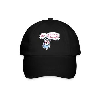 The German Angst - Baseballkappe - Schwarz/Schwarz - Vorne