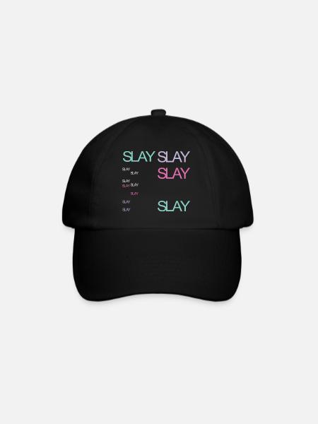 Slay - Baseball Cap - black/black