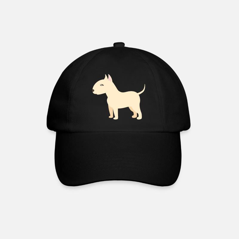 Bull terrier - Casquette classique - noir/noir