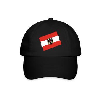 Austria Flag - Baseball Cap - black/black - Front