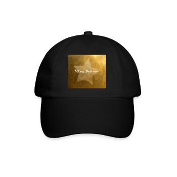 Parlez moins. Sourire En savoir plus - Casquette classique - noir/noir - Devant