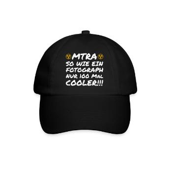 MTRA Medizinisch-Technischer Radiologie Mta - Baseballkappe - Schwarz/Schwarz - Vorne