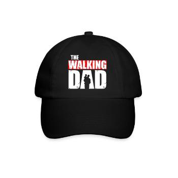 Papa Père Fête des PèreS LE PAPA QUI MARCHE - Casquette classique - noir/noir - Devant