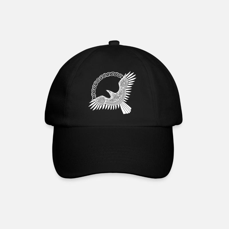 Aigle viking blanc - Casquette classique - noir/noir