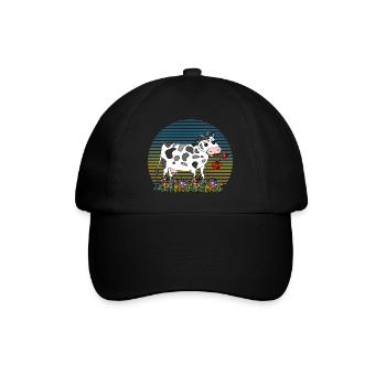 Vache - Casquette classique - noir/noir - Devant