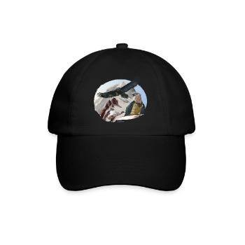 Parc national des vautours nus Berchtesgaden - Casquette classique - noir/noir - Devant