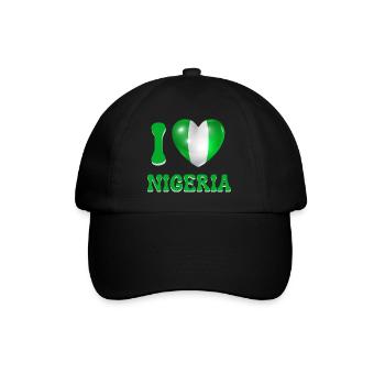 I love Nigeria - Casquette classique - noir/noir - Devant