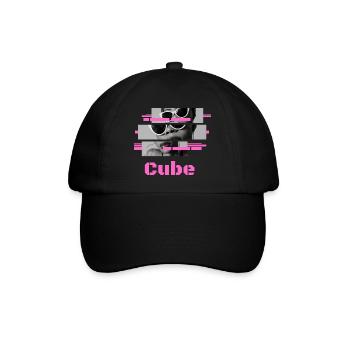 Sonnenbrille "Pink" Cube - Baseballkappe - Schwarz/Schwarz - Vorne