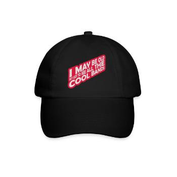 Je suis peut-être vieux - Casquette classique - noir/noir - Devant