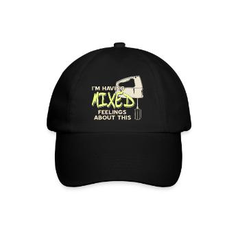 J’ai des sentiments mitigés à propos de cette cuisson rétro - Casquette classique - noir/noir - Devant